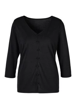 Vivance Shirt Met 3/4-mouwen Met Opgestikte Knopenlijst (Set Van 2) -Beroemde Badkleding Winkel vivance shirt met 3 4 mouwen met opgestikte knopenlijst set van 2 paars 3