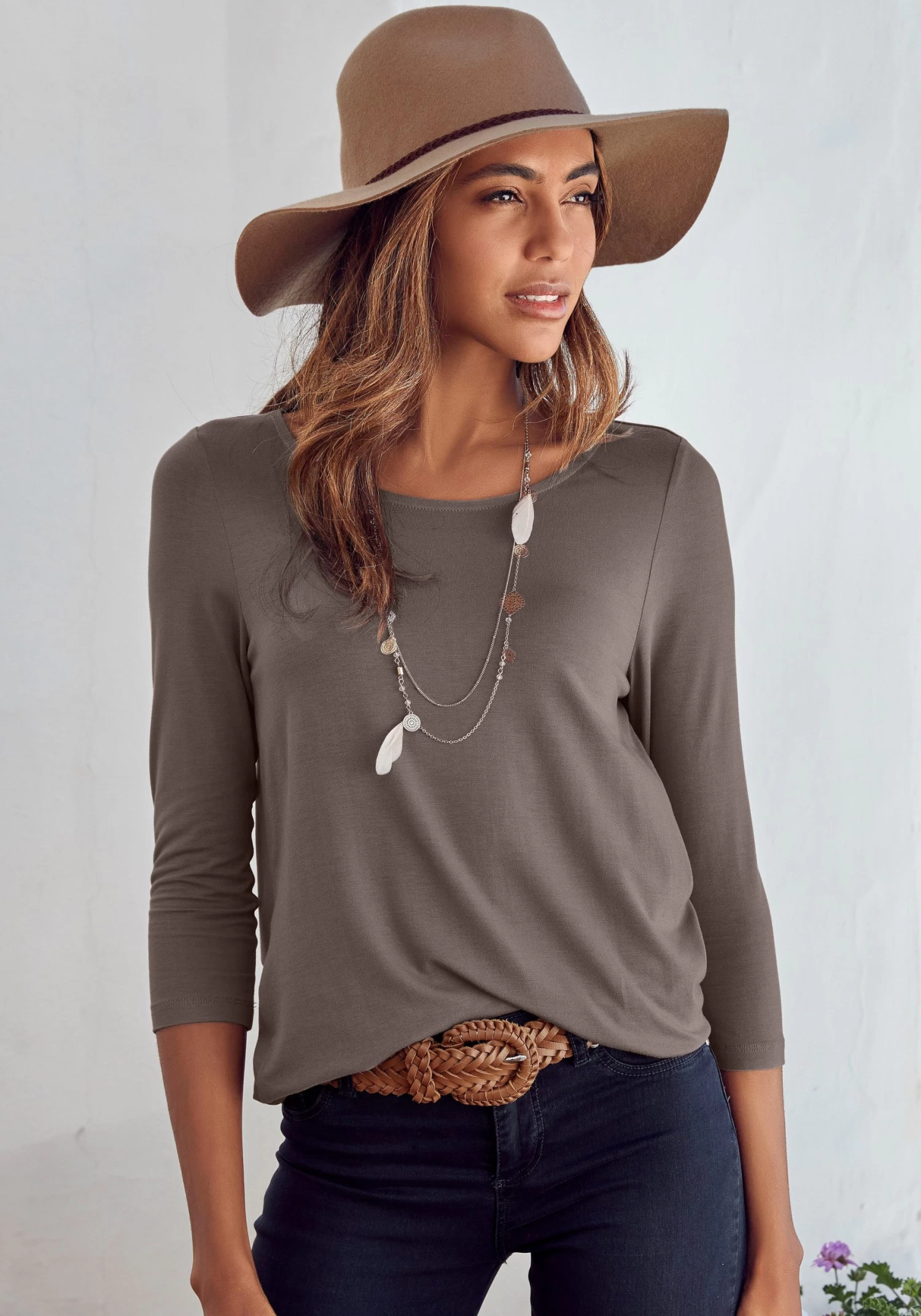 Vivance Shirt Met 3/4-mouwen (Set Van 2) 2 Vivance Shirt Met 3/4-mouwen (Set Van 2) - Image 2