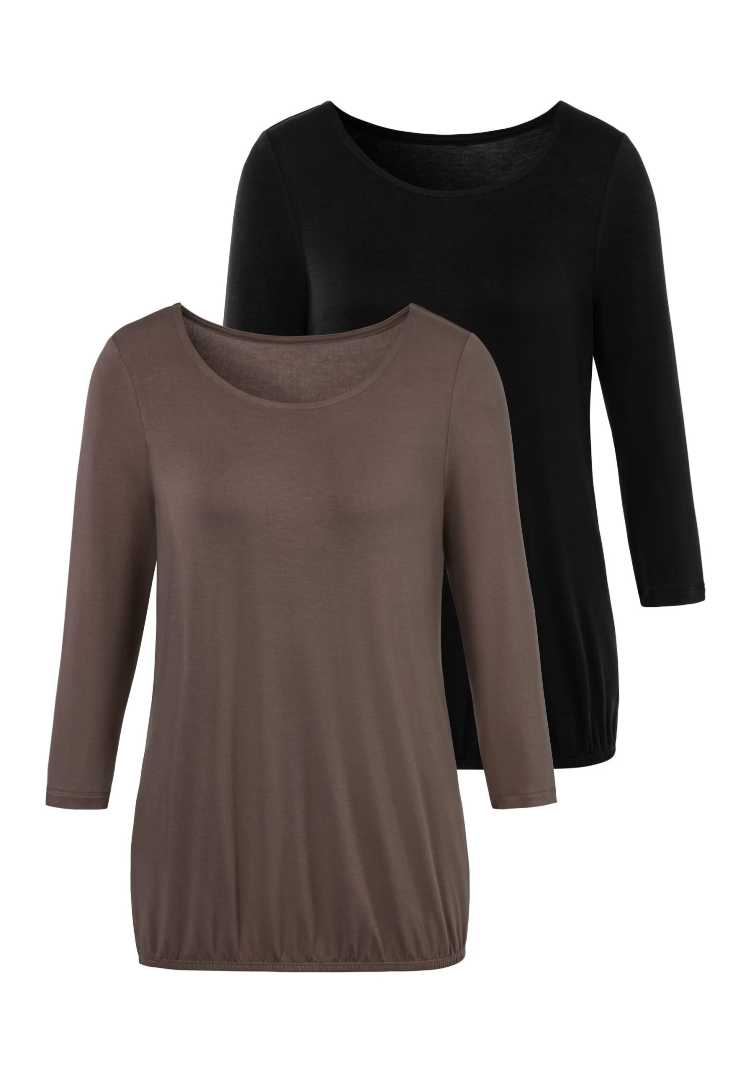 Vivance Shirt Met 3/4-mouwen (Set Van 2) 1 Vivance Shirt Met 3/4-mouwen (Set Van 2)