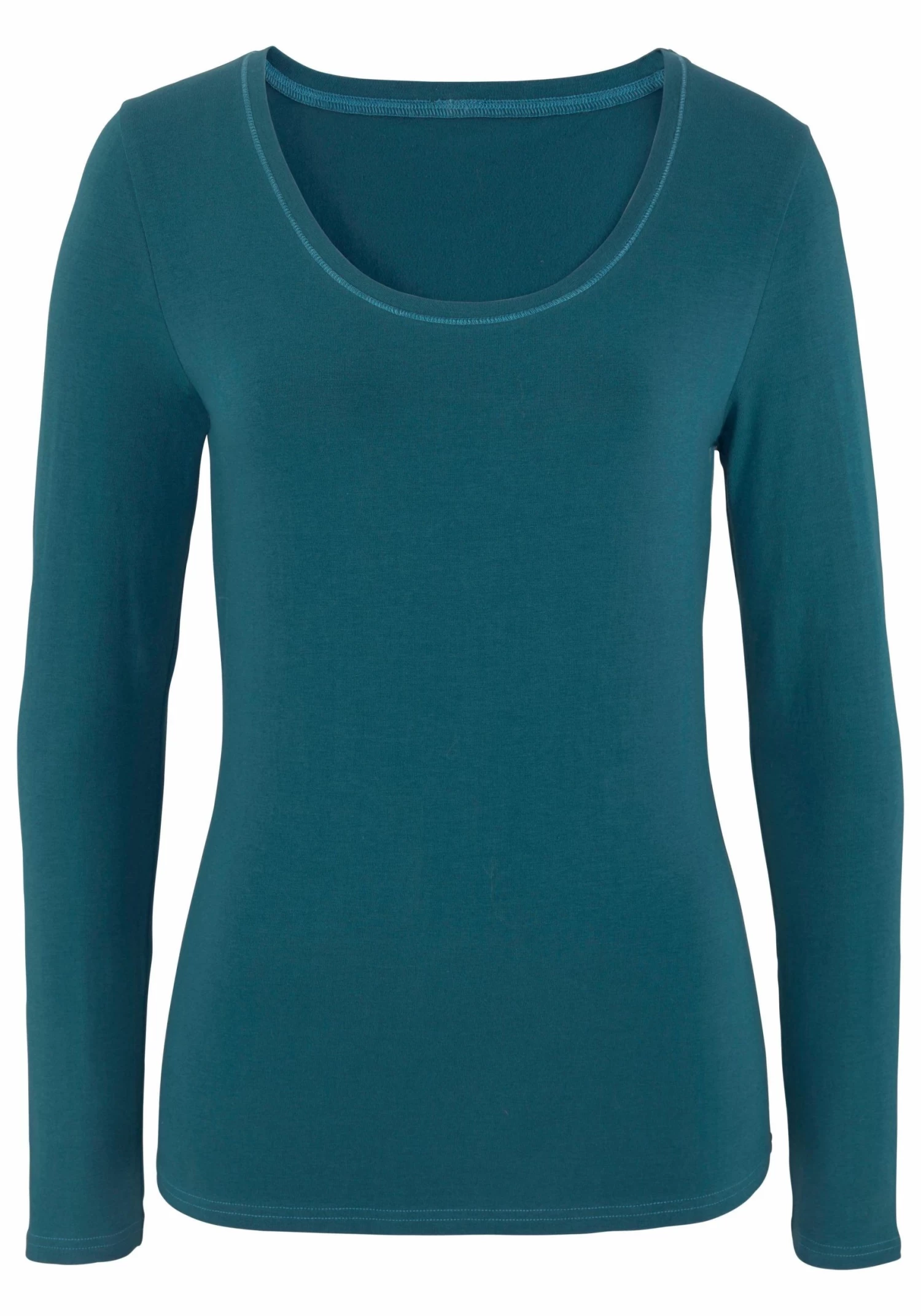 Vivance Shirt Met Lange Mouwen Elastische Katoenkwaliteit (Set Van 2) 6 Vivance Shirt Met Lange Mouwen Elastische Katoenkwaliteit (Set Van 2) - Image 6