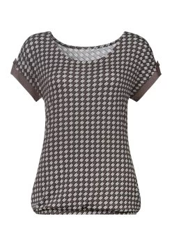 Vivance T-shirt Met Klein Beleg En Goudkleurige Knoop Onder Aan De Mouwen (Set Van 2) -Beroemde Badkleding Winkel vivance t shirt met klein beleg en goudkleurige knoop onder aan de mouwen set van 2 zwart 4