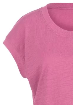 Vivance T-shirt Met Logoborduursel (set, Set Van 2) -Beroemde Badkleding Winkel vivance t shirt met logoborduursel set set van 2 paars 10