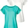 Vivance T-shirt Met Mooie Kant (Set Van 2)