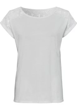Vivance T-shirt Met Mooie Kant (Set Van 2) -Beroemde Badkleding Winkel vivance t shirt met mooie kant set van 2 beige 6