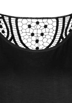 Vivance T-shirt Met Zachte Gehaakte Kant Achter (Set Van 2) -Beroemde Badkleding Winkel vivance t shirt met zachte gehaakte kant achter set van 2 wit 9