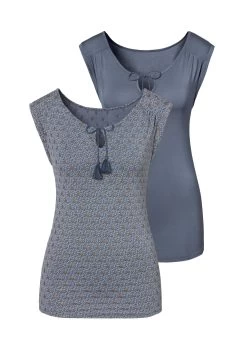 Tom Tailor Short Met Aandeel Linnen En Elastische Band 25 Tom Tailor Short Met Aandeel Linnen En Elastische Band -Beroemde Badkleding Winkel vivance tanktop met modieuze goud print set van 2 blauw