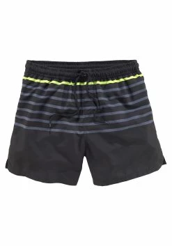 Zwemshort Marc Met Geplaatste Strepen -Beroemde Badkleding Winkel zwemshort marc met geplaatste strepen grijs 3